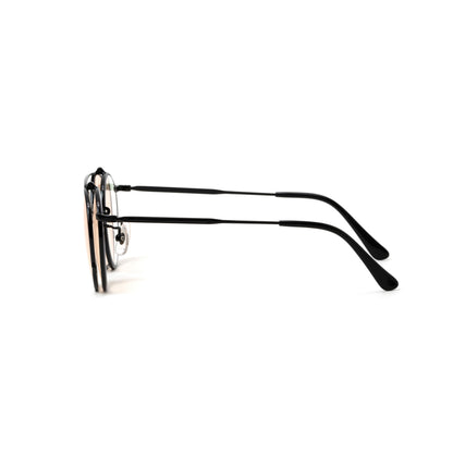 FLIP UP TYPE CIRCLE METAL GLASSES