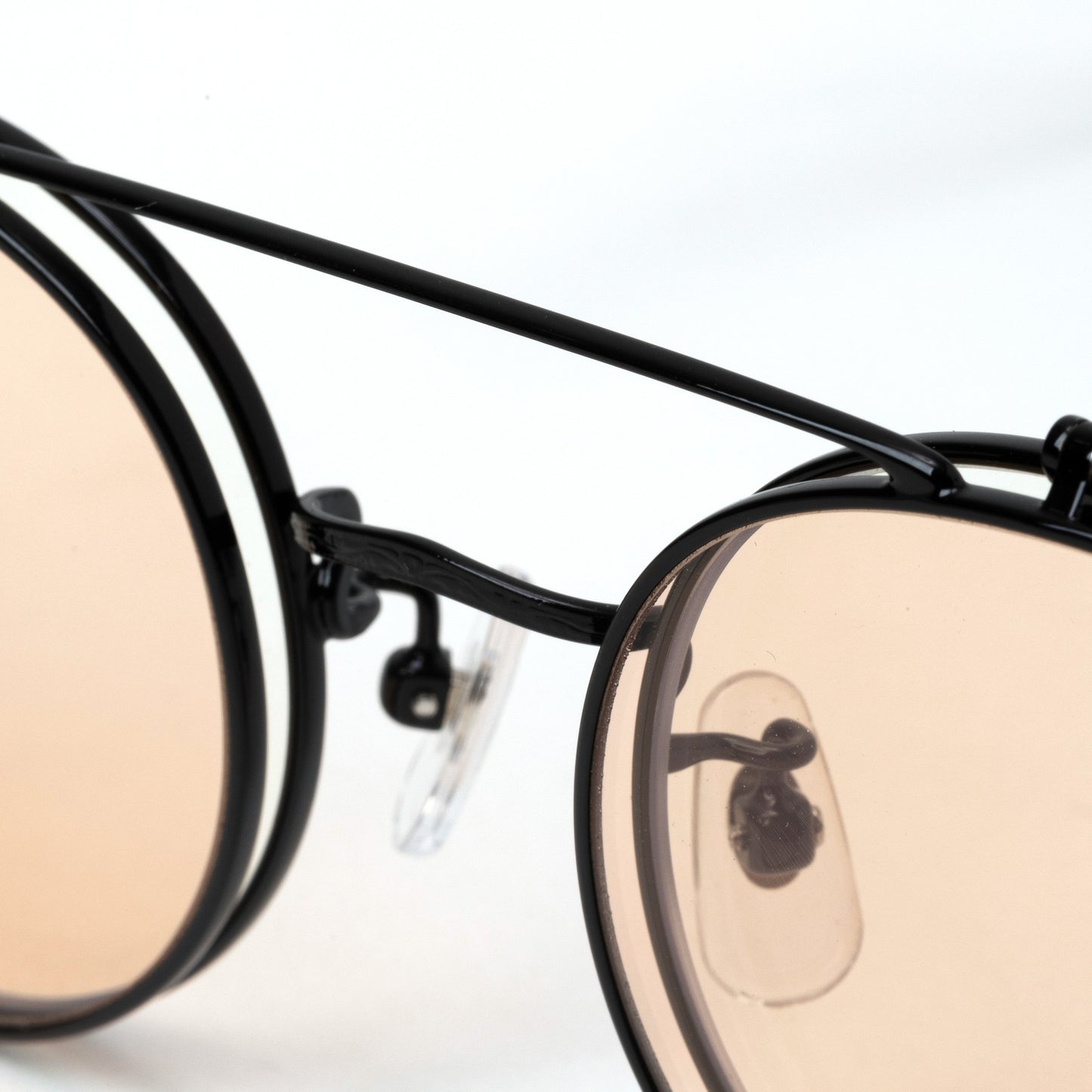 FLIP UP TYPE CIRCLE METAL GLASSES