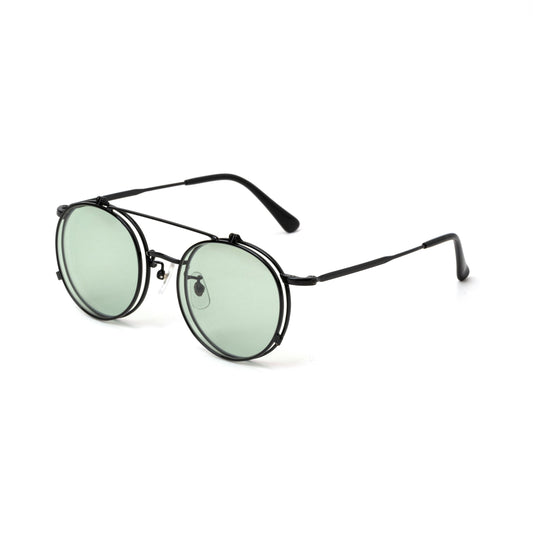 FLIP UP TYPE CIRCLE METAL GLASSES